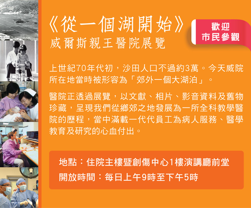 《從一個湖開始》威爾斯親王醫院展覽海報